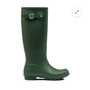 Hunter Green Tall Boots 7.5